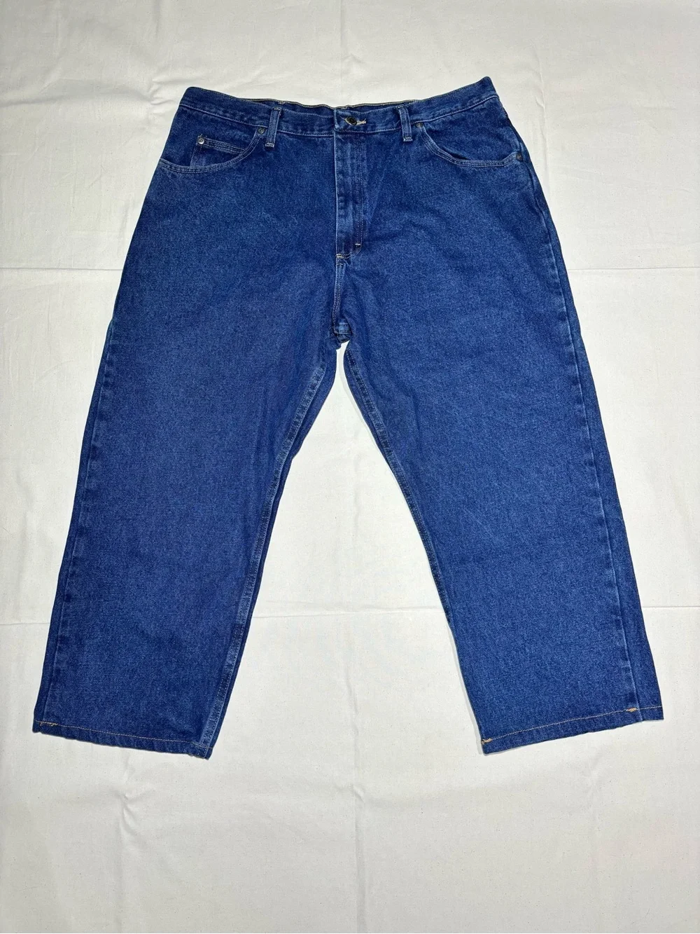 Wrangler 9760WDR Relaxed Fit Jeans Men’s 40x30 Dark Rinse 100% Cotton